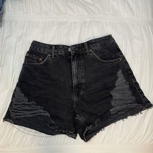 Black TopShop Shorts size 6